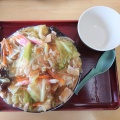 「定食・中華そば　万ぷく食堂」　相変わらずヤバい、あんかけそば♪福山市沼隈町　