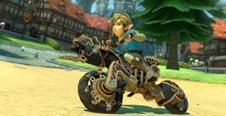 『マリオカート8 デラックス』に『ゼルダの伝説 BotW』の「リンク(英傑の服)」と「マスターバイク零式」が追加！