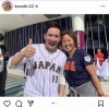 杉谷拳士さん、ヌートバーママとの2ショット投稿