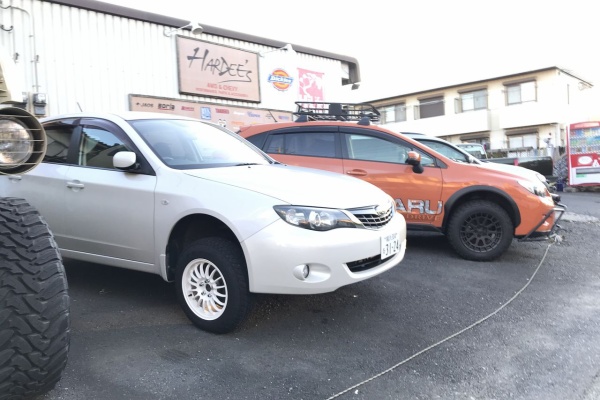 カスタム屋 Hardee S インプレッサ リフトアップ