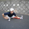 レース中にできるストレッチ