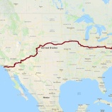 『カリフォリニアからニューヨークへのドライブ』の画像