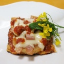 生地無し、ピザの頭だけのピザ～