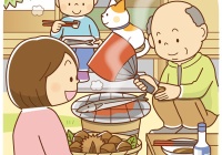 クリップアート キャンプファイヤーを囲む子供たちのイラスト 子供と動物のイラスト屋さん イラストレーターわたなべふみ のブログ