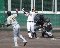 阪神・遠藤　1軍サバイバルで右に豪快アーチ