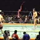 長州力　対　天龍源一郎（1985．２．21）