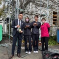四方清めと解体スタート