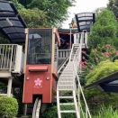 待乳山本龍院（待乳山聖天）のスロープカー（さくらレール）
