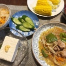 無謀かもしれませんが＆豚肉と玉ねぎ、もやしの生姜焼き
