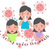 『I have a cold.（風邪をひいている）』の画像