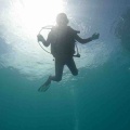 はじめての海の中です