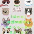 【2月22日、日曜】猫の日に参加したい！イベント・保護猫譲渡会
