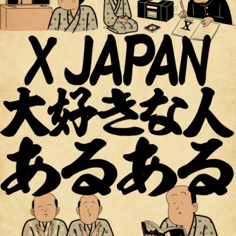 X JAPAN大好きな人あるあるでござる