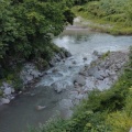 西根川から濁り……