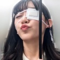 池田瑛紗のキス顔