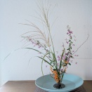 ランラン玄関の生け花NO.391　坂戸整体院ランラン