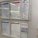 近鉄大阪線の近鉄八尾駅の駅掲示時刻表です！