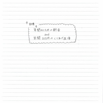 【画像つき】簡単で効果のある手書き家計簿のつけ方（書き方）の見本（記入例）