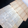 江戸延享/文化暦占い摺物「年号重宝記/増補大成年代記」2点/古書古文書/手書き/蔦屋重三郎版