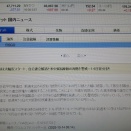 日経平均株価！！大暴落！！－１２４１．４８円安！！