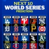 MLB公式が予想する10年先までのワールシリーズの優勝チームとその組み合わせ