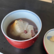 炉開きのぜんざい