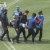 【vs.中日練習試合】日ハム五十幡、フェンスに激突し負傷交代　担架で運ばれる