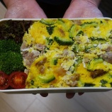 『2023/8/2のパートナーの相棒のボリューミーお弁当 【#お弁当】【1920個目】』の画像