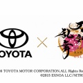 『刀剣乱舞ONLINE』 × TOYOTA コラボレーション、三日月宗近をイメージしたデザインのクラウンを展示