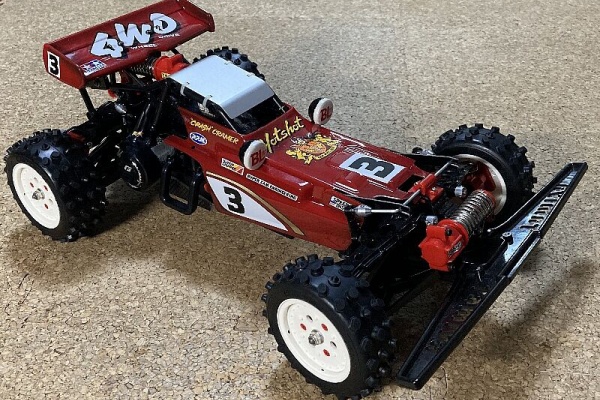 223Rem 1/10 ホットショット カスタム 初代BKモーター換装 Tamiya HOTSHOT vintage 1985 tear down for restoration 1/10