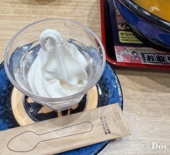 うどん屋の120円ソフトクリーム