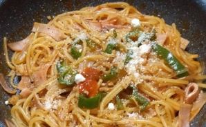 1人ご飯 手抜きのワンパンパスタ