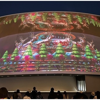 大阪関西万博＜13＞Expoホールシャインハットのプロジェクションマッピング