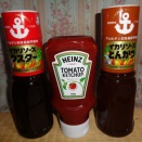 イカリソース（ウスター、とんかつ）とハインツケチャップ買った、予想外のデカさに驚く！