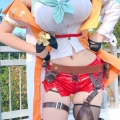 【画像】性的な女子高生、コスプレに挑戦ｗｗｗ