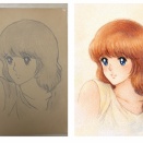 昔描いた鉛筆描きのイラストをカラーにしてみた件