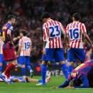 バルセロナ、敵地で執念の勝利もあと一歩及ばず…  2戦連続の退場者が響きCL敗退。 アトレティコは9年ぶり4強入り！