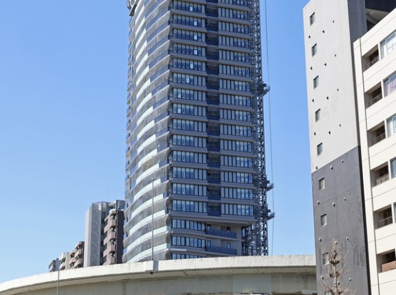 地上29階「(仮称)品川区西五反田六丁目計画」の建設状況！ホテルルートイン五反田跡地の三井による賃貸タワマン（2026.3.8）