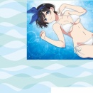 更科瑠夏の爽快な白ビキニ姿
