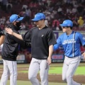 三塁打で初のサイクル安打達成だった１９６センチ、１３９キロのレイエスに、新庄剛志監督「そりゃあ、無理でしょ」