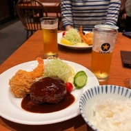 旬香亭で夢の洋食プレート、アゲイン