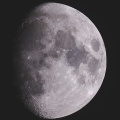 梅雨の晴れ間のお月様（月齢11.0） ☆彡
