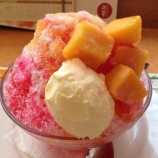 『ガストのかき氷、機械の不具合で氷といっしょに削られたアルミ片が混入』の画像