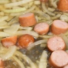 お手軽食材で♪ウインナーと卵のふわとろ丼