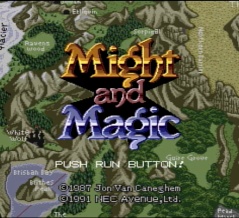 PCエンジン版　マイトアンドマジック　攻略メモ