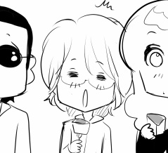 【THEALFEE】「アルフィーさん桜井さんと高見沢さん、とんでもないタイミングで生カステラを食べ出すｗｗｗｗ」アルフィー漫画イラストマンガ