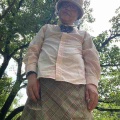 スカートで散歩
