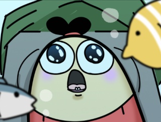 ワッパ、はじめての水族館