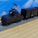 川崎製20t電機（その５）塗装、ライト点灯