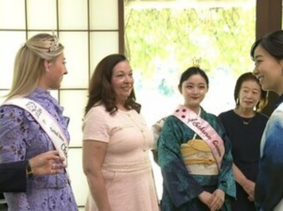佳子さま　第78代「全米さくらの女王」と「日本さくらの女王」らと面会・高市総理も面会　